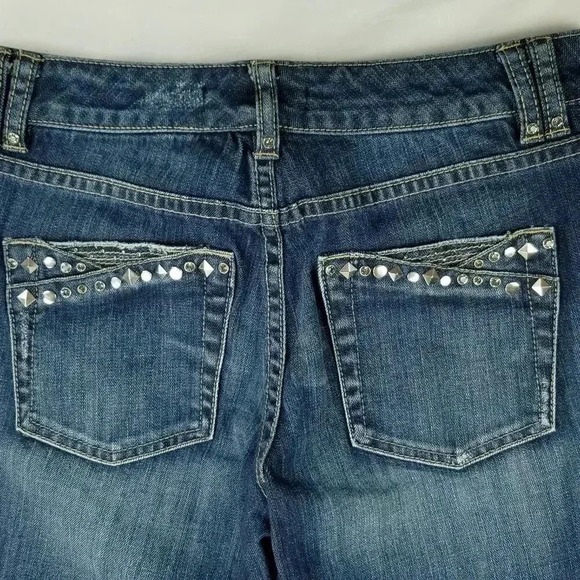 White House Black Market Size 00R Blanc Boot Leg - Picture 8 of 10